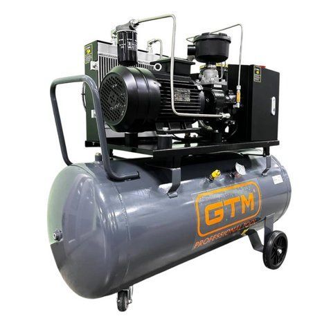 Гвинтовий повітряний компресор 200 л GTM DLG5.5V масляний (200л, 380 В, 5.5 кВт, 680 л/хв) 2686534029 фото