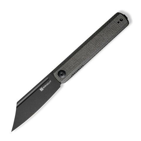 Ніж складаний туристичний Sencut Bronte, (8.6 см) 9Cr18MoV / Micarta чорний 62681 фото