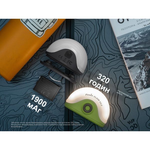 Ліхтар кемпінговий Fenix CL20R V.2.0, зелений 72800 фото
