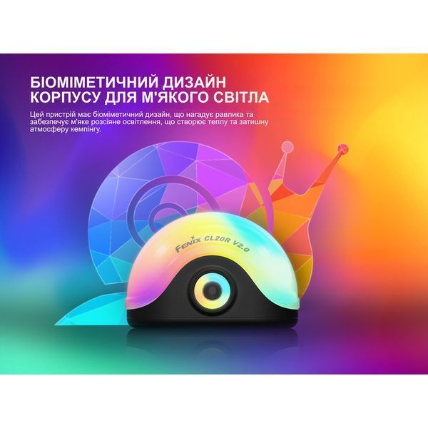 Ліхтар кемпінговий Fenix CL20R V.2.0, зелений 72800 фото