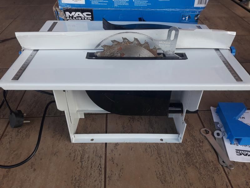 Настільна циркулярна пила MACalister MTSP800A : 800 Вт - 200 мм | Глубина різа - 45 мм 1505797427 фото