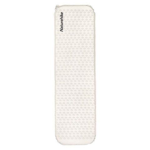 Матрац туристичний надувний одномісний Naturehike CNK2300DZ013, 185x55x3.5 см, світло-сірий, прямокутний 65434 фото