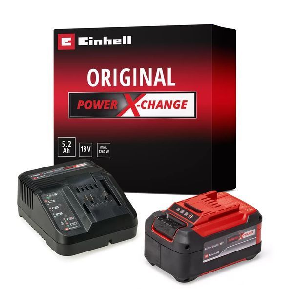 Акумулятор і зарядний пристрій 18V 5,2 Аh Starter-Kit Einhell Power-X-Change (4512147) 2679698519 фото