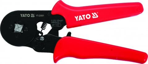 Кліщі для обтискання і зачистки проводів YATO, L= 175 ММ, AWG 23-7; 0,25-10 ММ&sup2; : YT-23051 YT-23051 фото