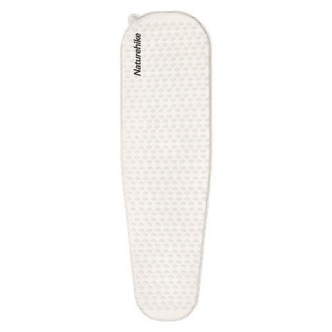 Матрац туристичний надувний одномісний Naturehike CNK2300DZ013, 185x55x3.5 см, світло-сірий, овальний 65436 фото