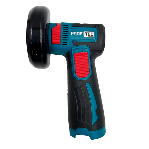 Шліфмашина кутова акумуляторна PROFI-TEC GWS-12BC (2акум.12В 2Аг/зарядний/76мм) 004977 фото