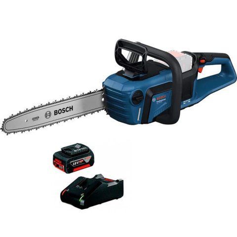 Професійна акумуляторна ланцюгова пила Bosch GKE 18V-40 Professional з АКБ 18V 4Ah+ЗП 2666345707 фото