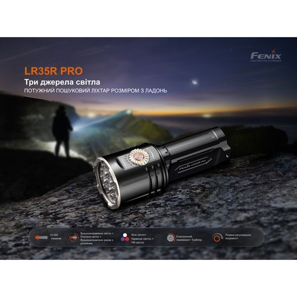 Ліхтар пошуковий ручний Fenix LR35R PRO 71286 фото