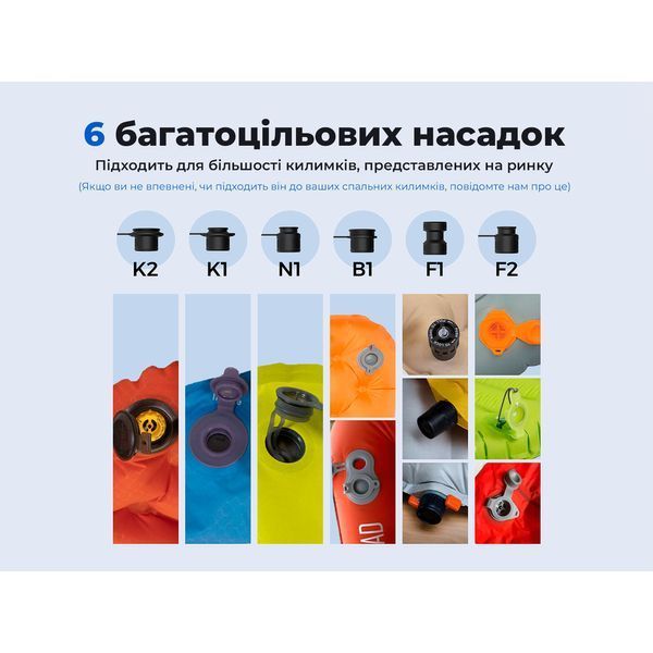 Портативний міні-насос Flextail Zero Pump, чорний 69234 фото