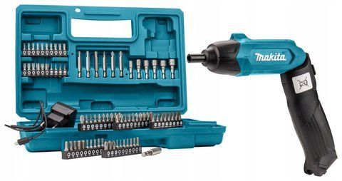 Акумуляторна викрутка Makita DF001DW : Li-Ion 3,6 В, Micro USB, 81 біт, 4 / 3 Нм 1667051815 фото