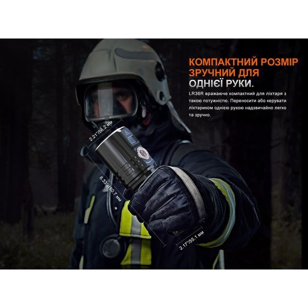 Ліхтар ручний пошуковий лазерний Fenix LR36R 68887 фото