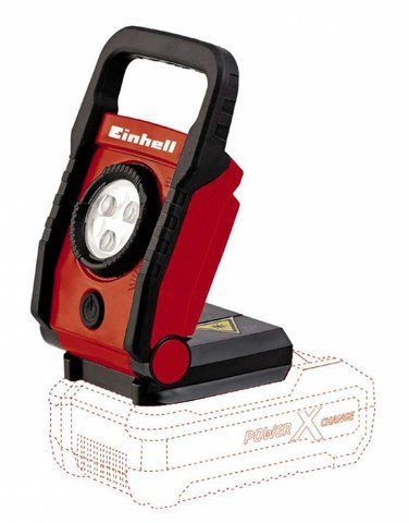 Ліхтарик акумуляторний Einhell TE-CL 18 Li - Solo : 18V (акум 2.5 ампера і зарядка) 4514110, 4512097 фото