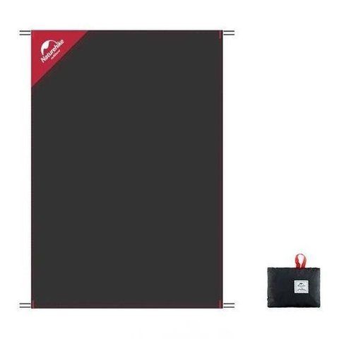 Килимок для пікніка водостійкий надлегкий Naturehike Moisture Picnic Mat NH17D050-B, 120x70 см, чорний 65286 фото