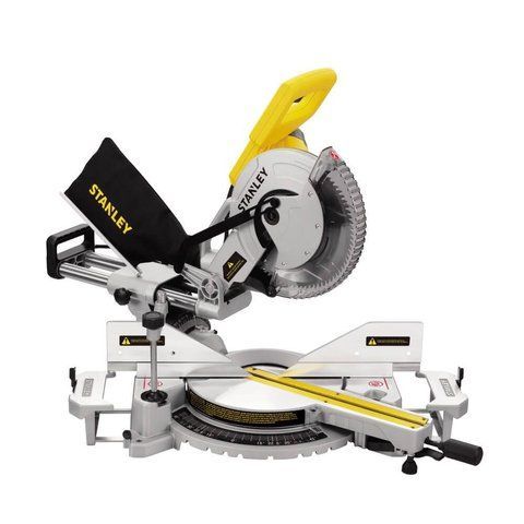Ручна торцювальна пила з протяжкою по дереву STANLEY SM18 : 1800 Вт, глибина різу 92мм, круг 254 мм 1642871524 фото