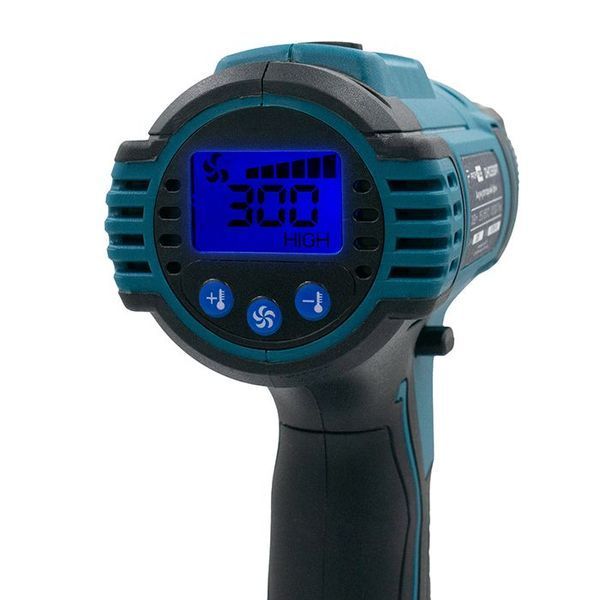 Фен акумуляторний PROFI-TEC DHG550PT_1 (20В/каркас/електронна регуляція) 006118 фото