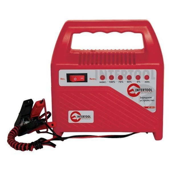 Автомобільний зарядний пристрій для акумулятора INTERTOOL AT-3012 : 6/12 V, 60 Ah 1693474093 фото
