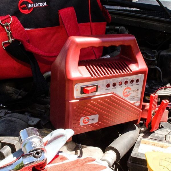Автомобільний зарядний пристрій для акумулятора INTERTOOL AT-3012 : 6/12 V, 60 Ah 1693474093 фото