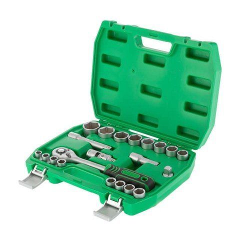Набір торцевих головок 1/2", шестигранники, 21 од. INTERTOOL ET-6021SP, торцеві головки 1696622801 фото