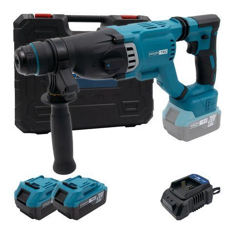 Перфоратор акумуляторний PROFI-TEC PBH201 006286 (2акум.20В 4Аг/зарядний/кейс) 006286 фото