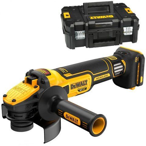 Шліфмашина кутова акумуляторна DEWALT DCG409VSNT (18В/каркас/кейс) DCG409VSNT фото