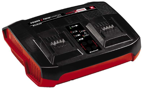 Потужний зарядний пристрій для двох акумуляторів Einhell 18V Power-X-Twincharger 3 A (4512069) 4512069 фото