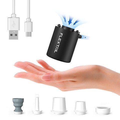 Насос кемпінговий Flextail Tiny Pump, чорний 72148 фото