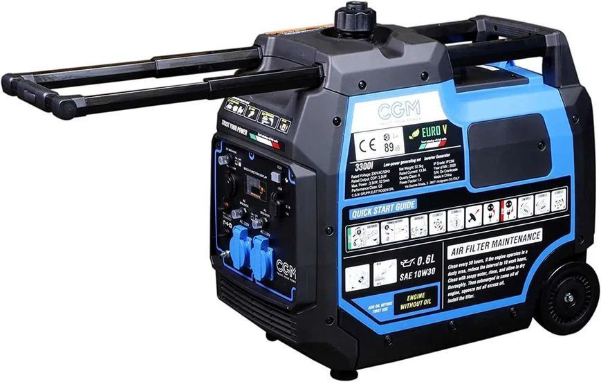 Генератор бензиновий інверторний CGM 3300IE (3.2-3.5кВт/електростартер) 2857300823 фото