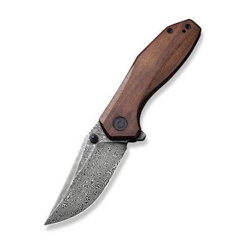 Ніж складаний кишеньковий Civivi ODD 22, (7.5 см) Damascus / Guibourtia Wood 64337 фото