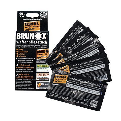 Промаслені серветки для очищення і змащення зброї Brunox Gun Care 5шт 44229 фото