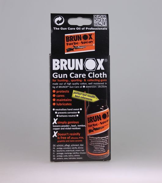 Промаслені серветки для очищення і змащення зброї Brunox Gun Care 5шт 44229 фото