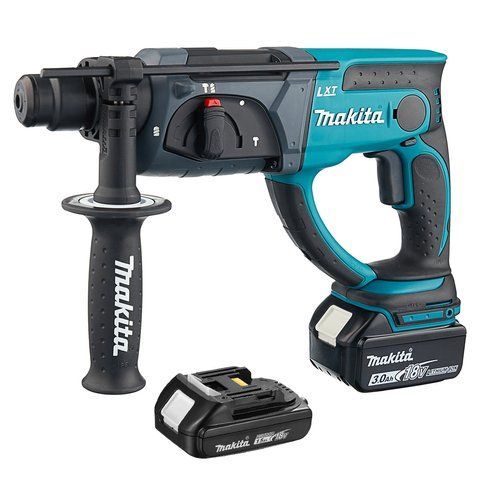 Перфоратор акумуляторний MAKITA DHR202RX4 (2акум.18В 3Аг+1.5Аг/зарядний/кейс) 2579811364 фото