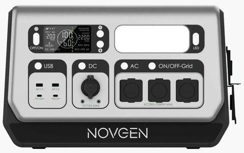 Потужна зарядна станція NOVGEN NOVB-2048 : 2200 Вт, 2048 Вт/год, LifePo4 (NOVB2048) 2839174606 фото