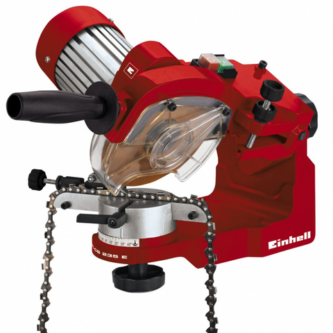 Потужний електричний станок для заточки ланцюгів Einhell GC-CS 235 E : 235 Вт, 3000 об/хв, розмір диска 145х22х3,2 мм (4499910) 4499910 фото