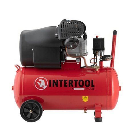 Компресор INTERTOOL PT-0004, 50 л, 2.23 кВт, 220 В, 8 атм, 354 л/хв, 2 циліндра 1505797379 фото