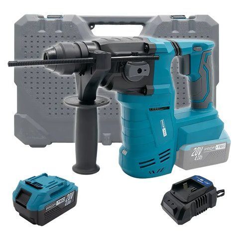 Перфоратор акумуляторний PROFI-TEC PPBH2520 007364 (1акум.20В 4Аг/зарядний/кейс) 2607007231 фото
