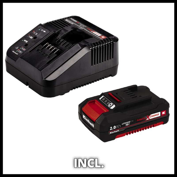 Тример акумуляторний Einhell GC-CT 18/24 Li : з АКБ 18V 2.0Ah + ЗП (3411125) 3411125 фото