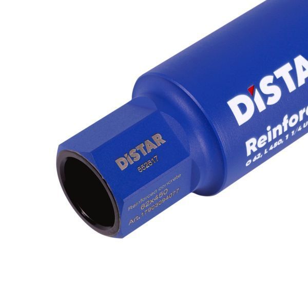 Коронка алмазна 62мм DISTAR DDS-W 062*450*1 1/4 UNC (високоармований бетон) 2623163127 фото