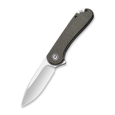 Ніж складаний кишеньковий Civivi Elementum, (7.5 см) D2 / Micarta коричневий 61805 фото