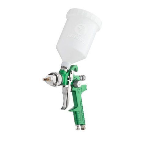 Краскопульт пневматичний HVLP INTERTOOL PT-0117 : 300 л/хв, діаметр форсунки 1.3мм, 600 мл бачок 1631783004 фото
