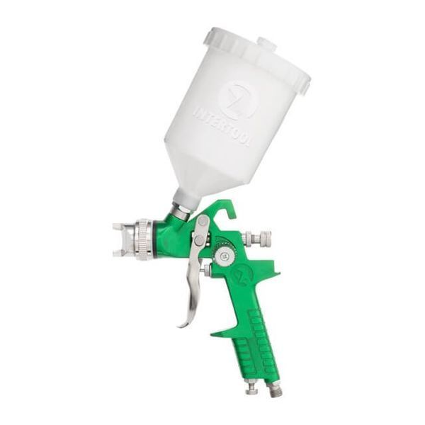 Краскопульт пневматичний HVLP INTERTOOL PT-0117 : 300 л/хв, діаметр форсунки 1.3мм, 600 мл бачок 1631783004 фото