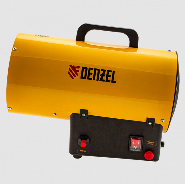 Газова теплова гармата прямого нагріву DENZEL GHG-15 : 15 м2, 15 кВт, 500 м3/ч, пропан-бутан 96477 964773 фото