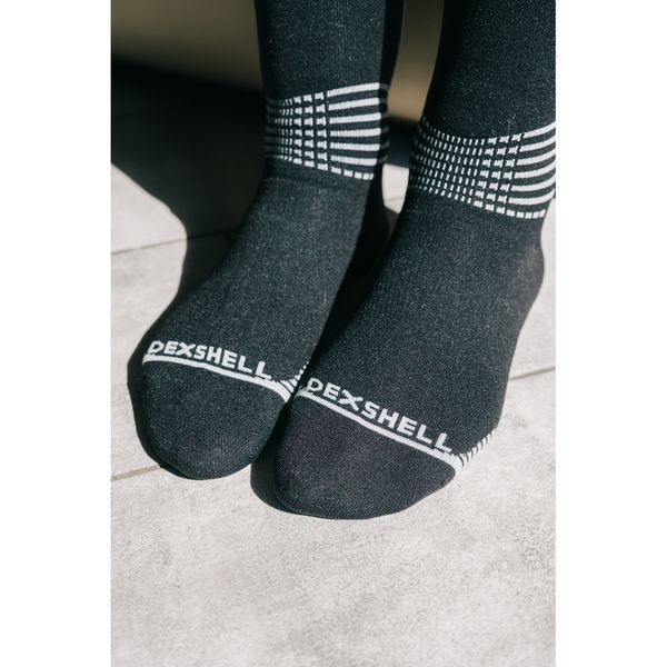 Водонепроникні шкарпетки Dexshell Longlite Socks 2.0, блакитні полоски, розмір XL (47-49) 70417 фото