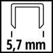 Скоби до степлера Einhell 5,7 на 16 мм (3000 шт.) 4137855 4137855 фото 3
