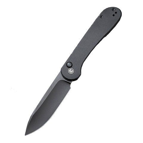 Ніж складаний туристичний Civivi Elementum Pocket, (8.9 см) 14C28N / G10 чорний 61108 фото