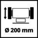 Точило Einhell TC-BG 200 L (4412633) з LED підсвічуванням 4412633 фото 3