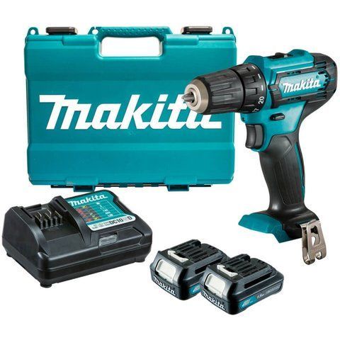 Шурупокрут акумуляторний MAKITA DF333DWYE (2акум.12В 1.5Аг слайдер/зарядний/кейс) 2686149625 фото