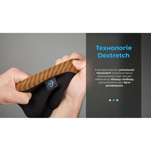 Шкарпетки водонепроникні Dexshell Hytherm Pro Socks, розмір М (39-42), чорні з коричневою смугою 63043 фото