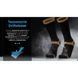 Шкарпетки водонепроникні Dexshell Hytherm Pro Socks, розмір М (39-42), чорні з коричневою смугою 63043 фото 3