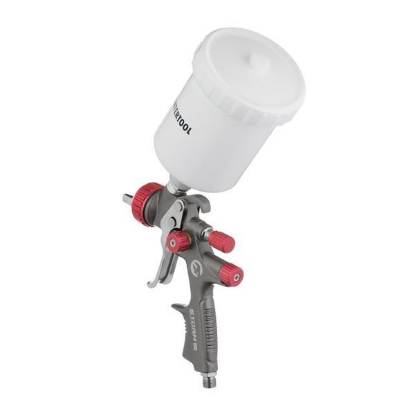 Професійний фарбопульт пневматичний LVLP TEFLON STORM INTERTOOL PT-0143 : форсунка 1.3мм, 600 мл бачок, тиск до 1.5 атм. PT-0143 фото