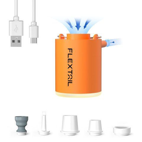 Насос-ліхтар кемпінговий Flextail Tiny Pump Х, помаранчевий 72151 фото